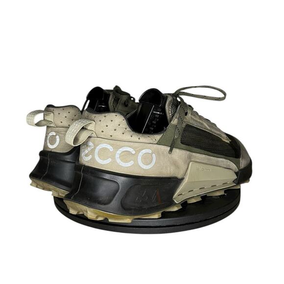Mens ECCO Biom 2.1 X Waterproof Mountain Sneakers Size 11-11.5 Gray Green - Picture 4 of 6